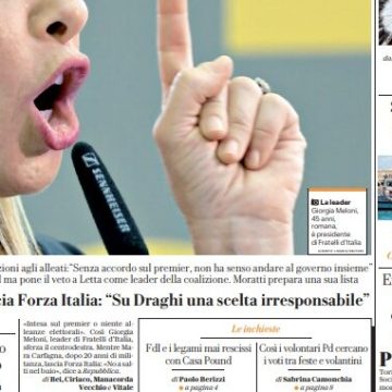 Donzelli (FdI) si esprime contro la prima pagina di Repubblica: “Foto volgare e titolo politicamente insulso” 