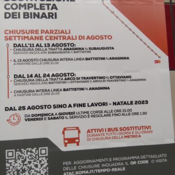 Roma: cronaca di una giornata sui mezzi pubblici in pieno agosto e con i lavori in corso sulla rete dei binari della Metro e del Tram