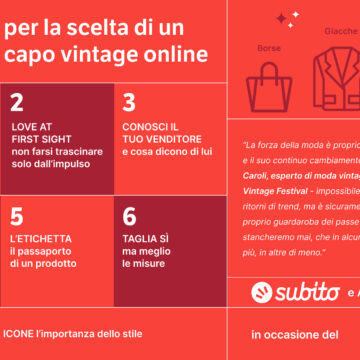 Guardaroba a prova di trend? Subito.it e l’esperto di moda vintage Angelo Caroli svelano 7 tips per must-have iconici e senza tempo